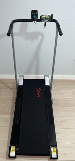 Sunny Health & Fitness Foldable Manual Treadmill