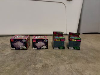 Needoh Nice Cube Blue (2) and Cloud Pleaser (2) 100% Authentic Not $1