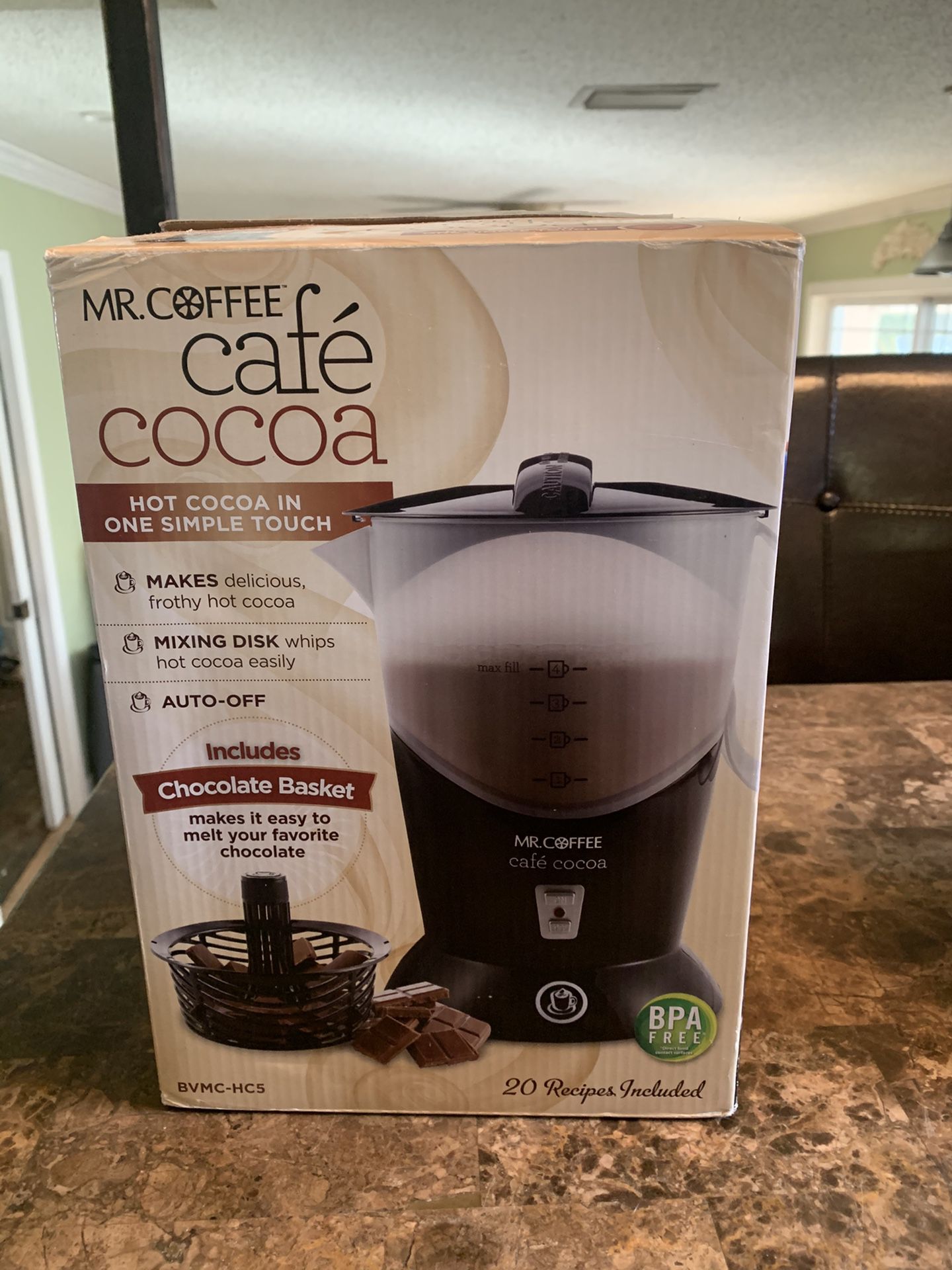 Mr Coffee cafe Cocoa Hot Chocolate Maker