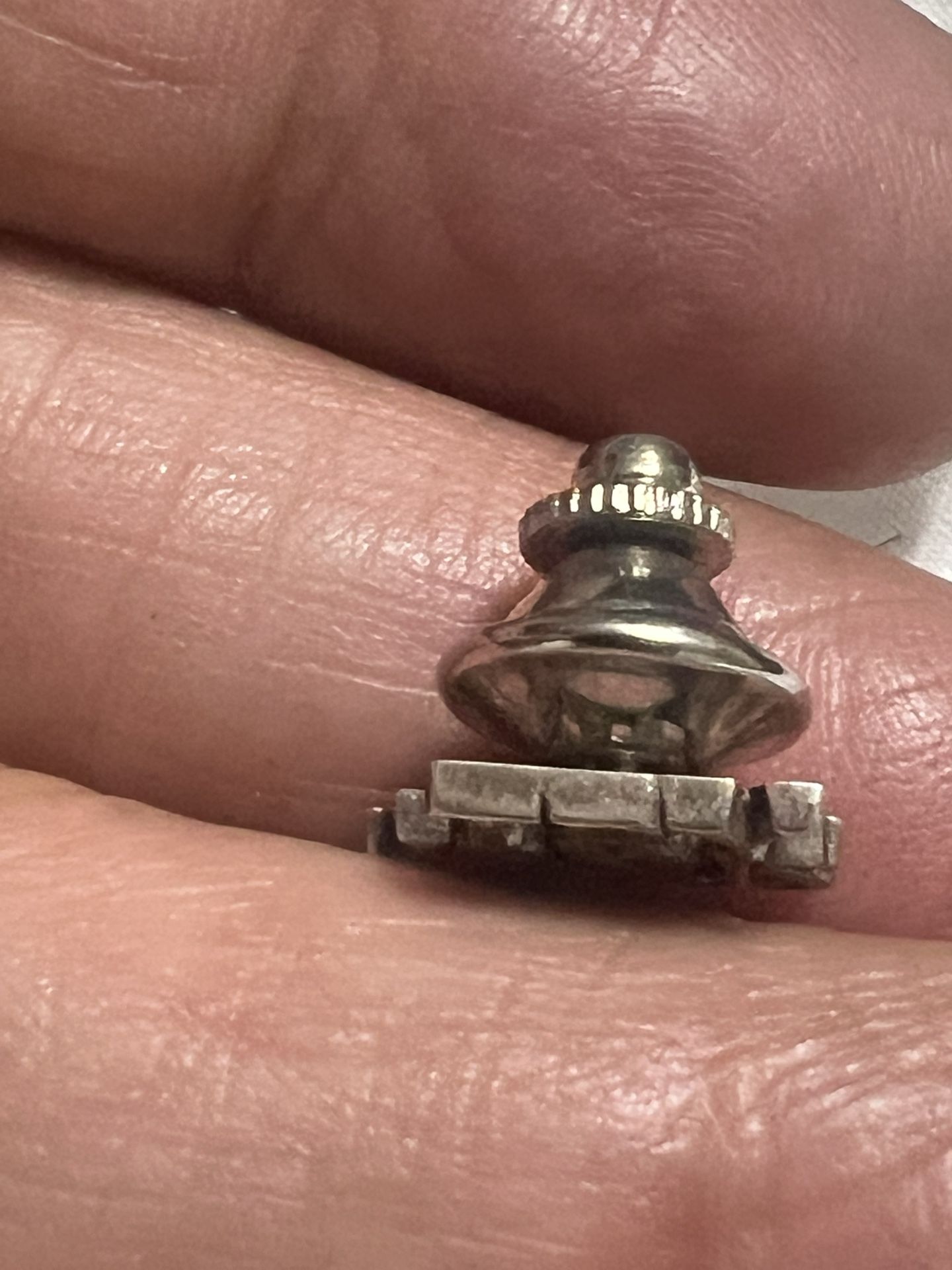 Tiffany & Co - TRY JESUS Sterling Silver Vintage Small Pin