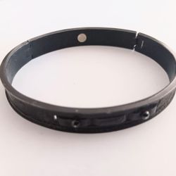Hinged Black Cartier Bracelet For Sale As Is