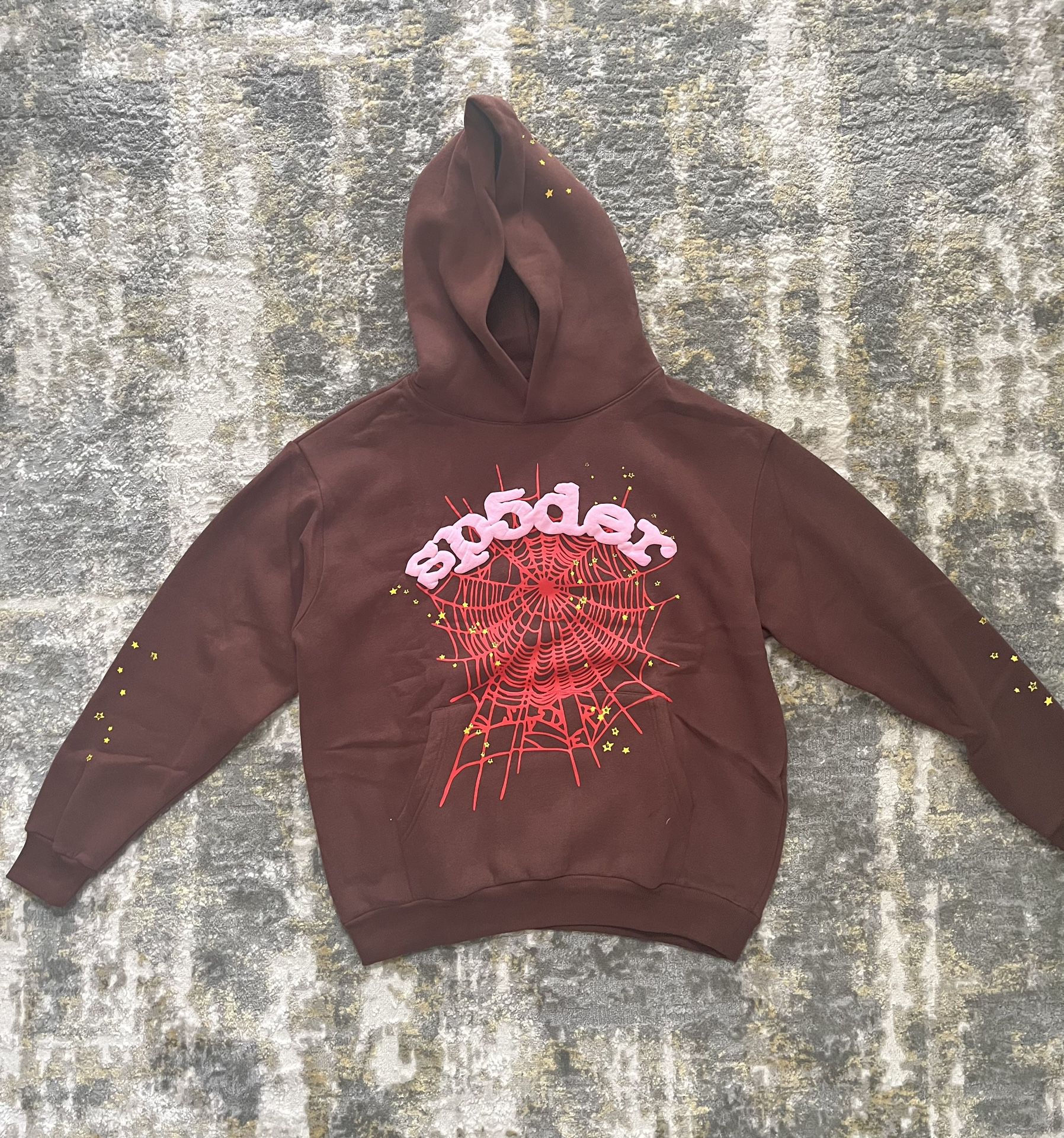 Brown and pink SPYDER hoodie size small