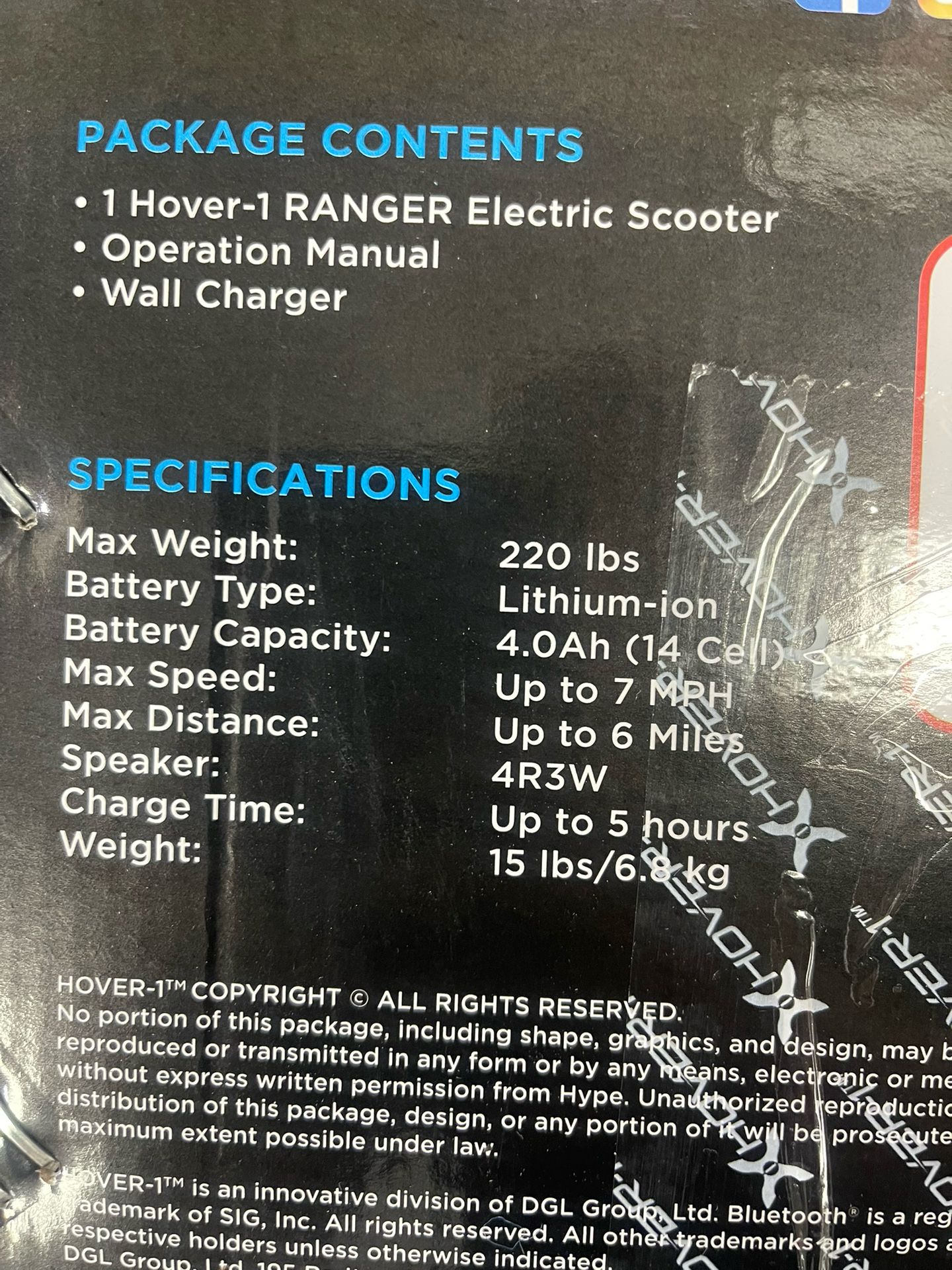 XHover Ranger Bluetooth Segway