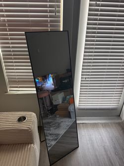 Full Length Floor Mirror Black Frame