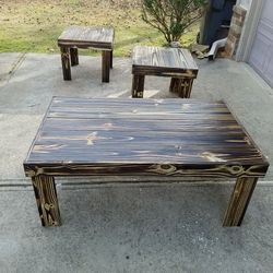 Handmade coffee table set