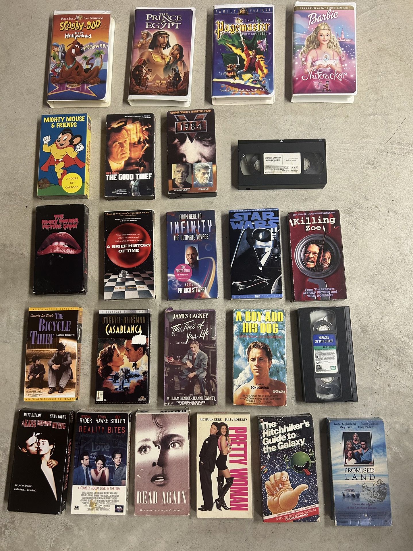 Lot of Vintage VHS Tapes - Classics, Sci-Fi, Horror, & More! 📼