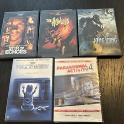 Horror DVDs bundle of 5