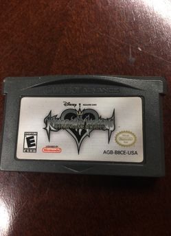 Kingdom hearts chain of memories gameBoy advance $10