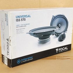 Focal Car Speakers Integration Series 5x7" Component Speaker System 120 Watts ISS 570 🚨 Payment Options Available 🚨 No Credit Needed 🚨 