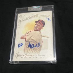 Stan musial Auto 