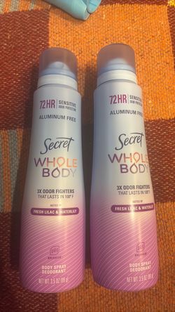 Secret Whole Body Deodorant Spray 2-Pack