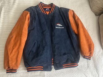 Vintage Pro Player Denver Broncos Suede Jacket
