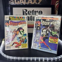 Spider-Woman Vol 1 Issues 31-33 35-38 40 Marvel Comics 1980 Bag & Board Mix VG