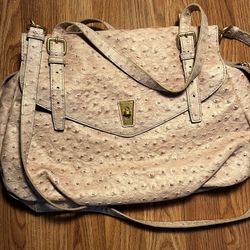 REDUCED !!!!   Marc By Marc Jacobs Pink Ostrich Bag  Never Used  