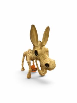 Duck Skeleton Halloween Decor Figurine
