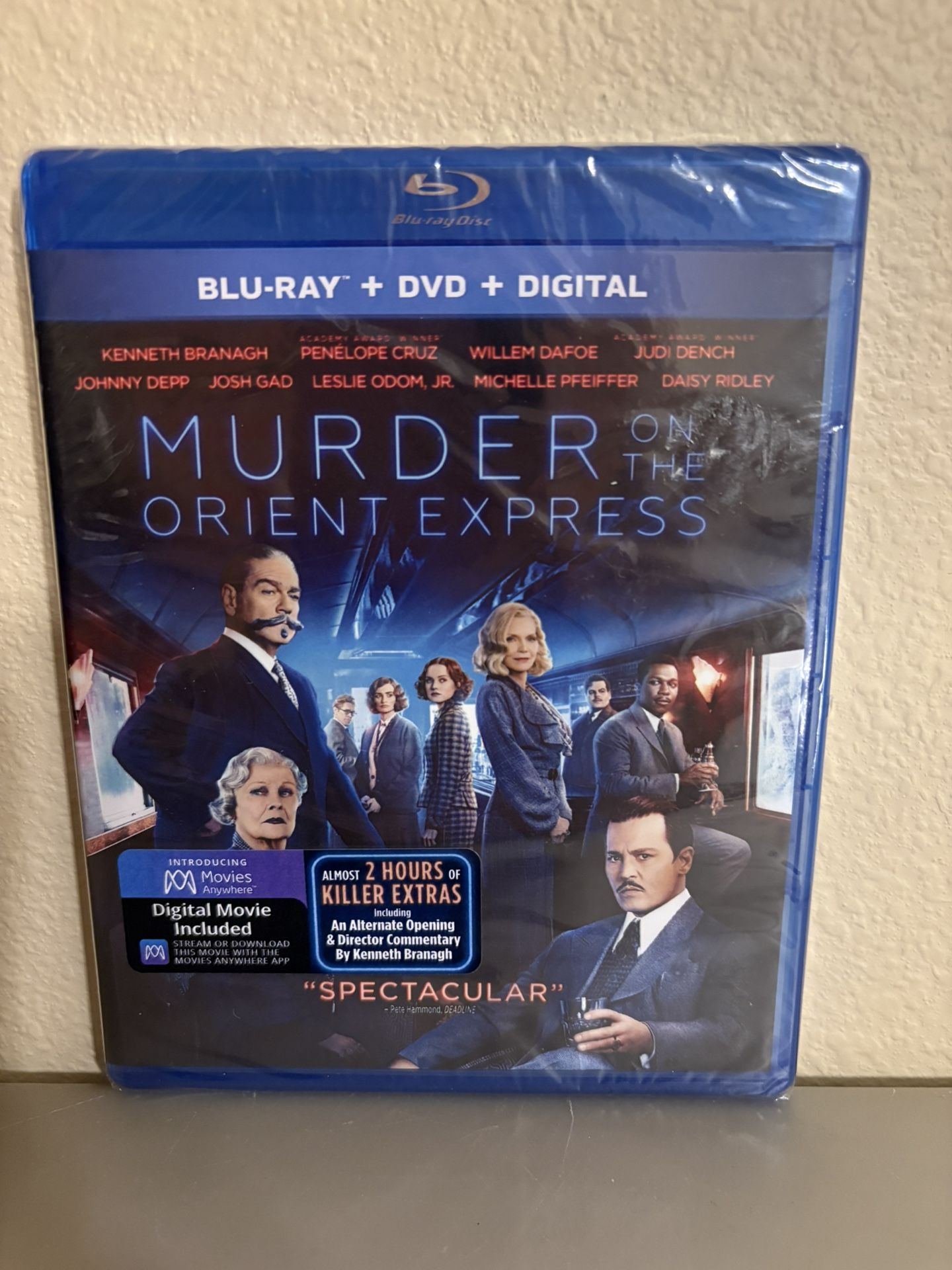Murder On The Orient Express Blu-Ray, DVD, & Digital Movie