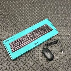 Brand new Logitech Keyboard And Dell Mouse Combo