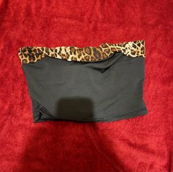 Cheatah print tube top