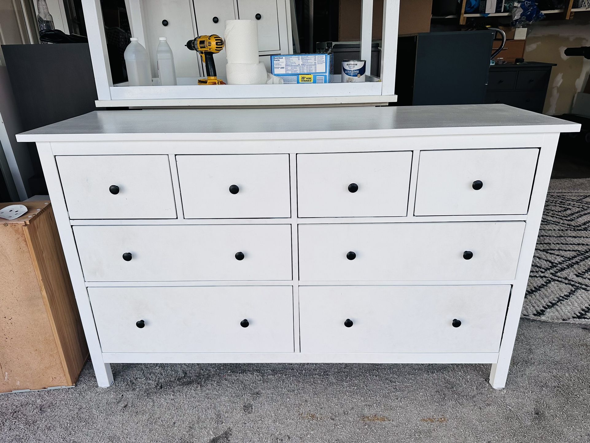 Ikea Dresser Painted White