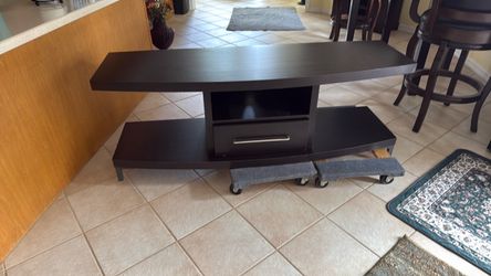 TV Table with shelf and drawer