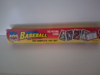 Topps 1991 Micro 40th Anniversary Baseball Cards Complete set