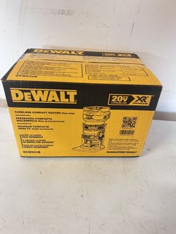 DEWALT 20V MAX XR Cordless Brushless Fixed Base Compact Router (Tool Only