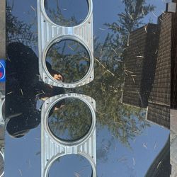 66 El Camino Head Light Bezels 