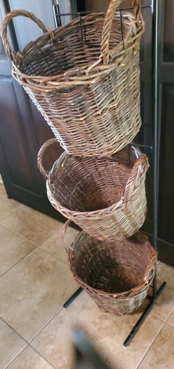 3 Tier Basket Tower