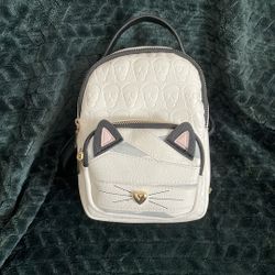 Betsey Johnson Mummy Cat And Skull Backpack