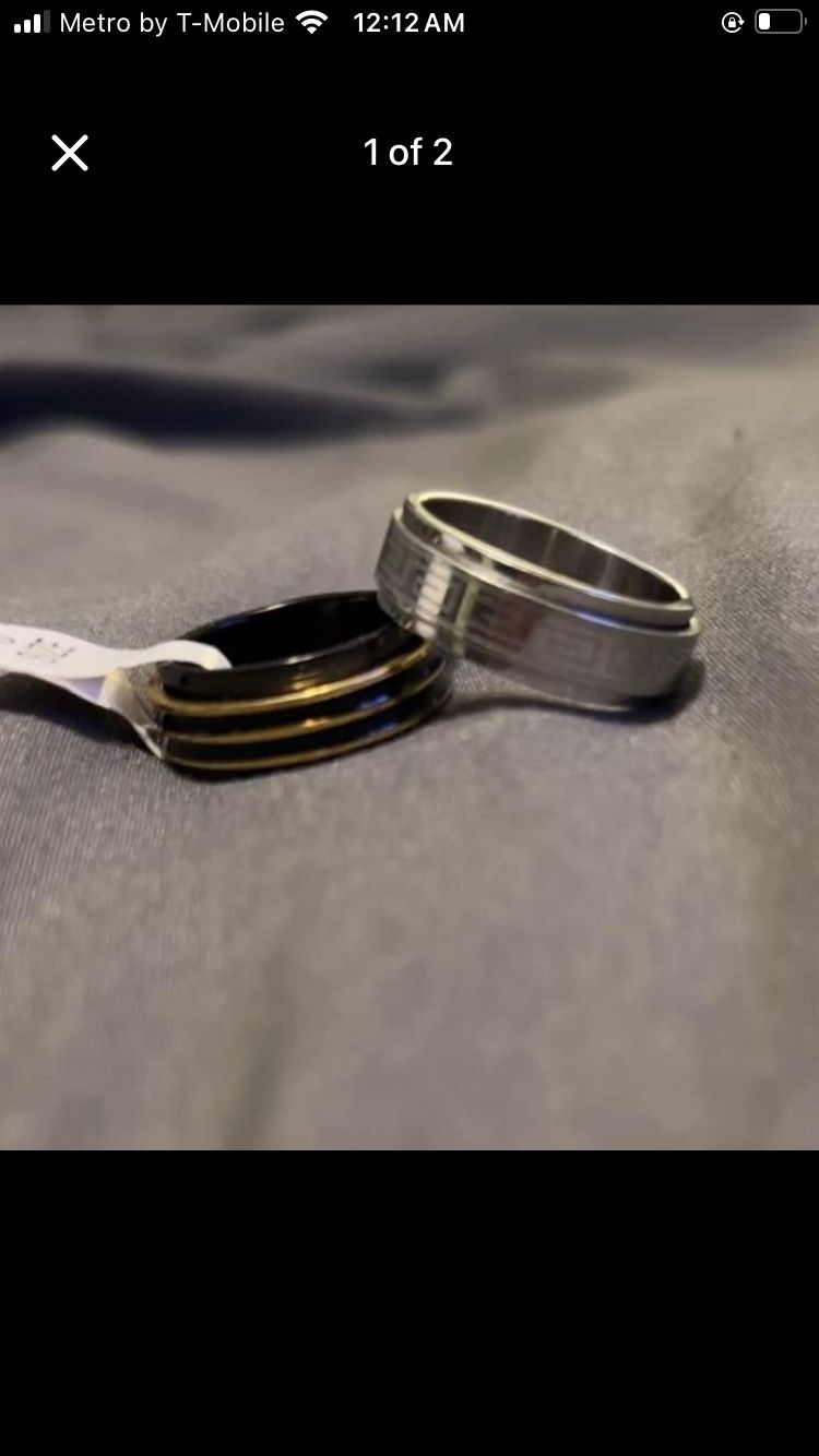 Anxiety Spinning Rings