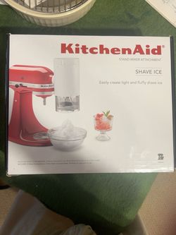 🔥 COMPLETE UNUSED KITCHENAID SHAVE ICE ATTACHMENT — KSMSIA 🔥