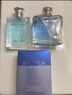 2 Nautica Voyage & Bravo Hero Cologne Bundle