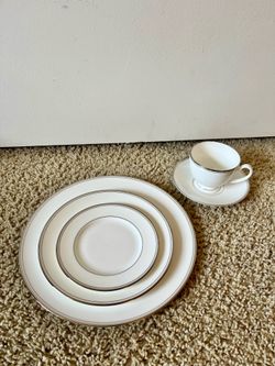 Fine China Waterford Kilbarry platinum - set of 8
