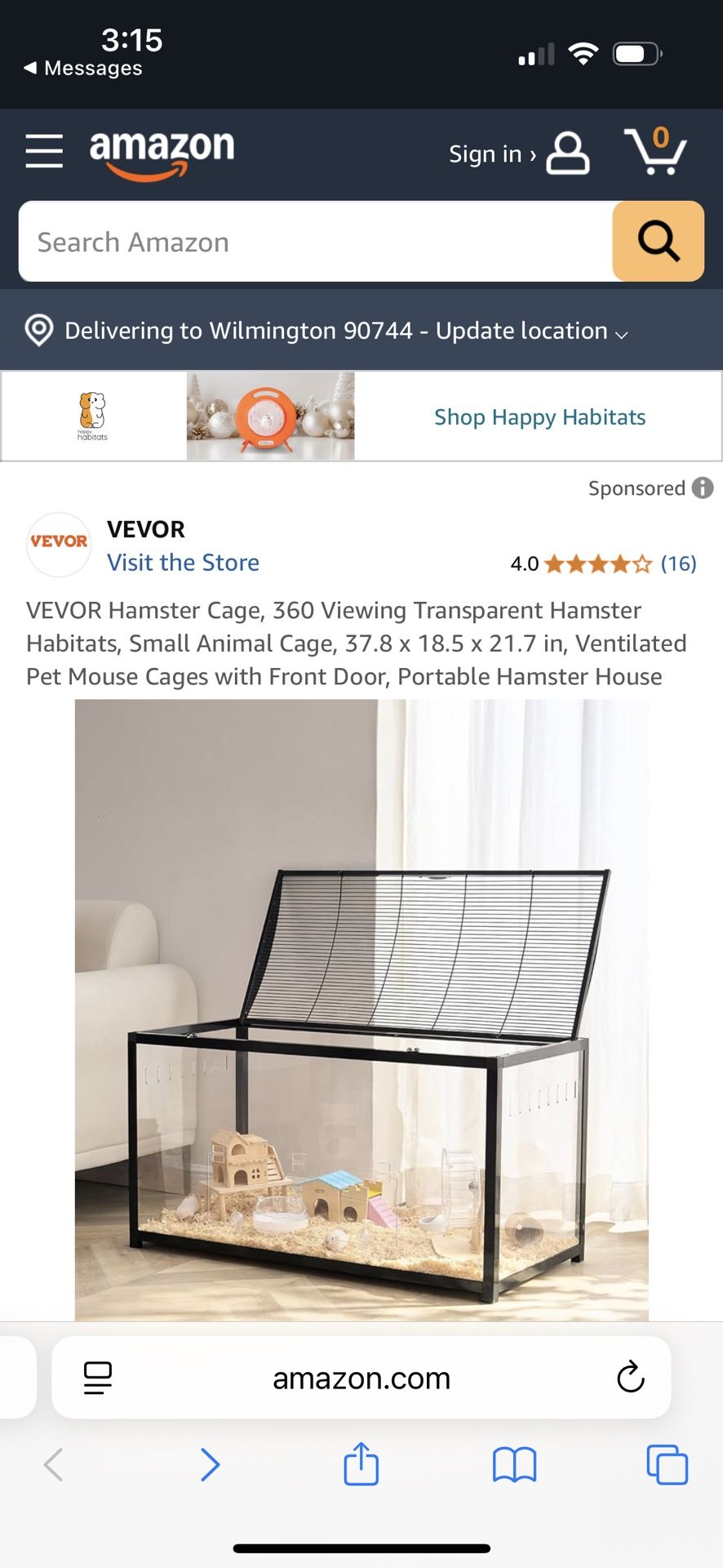 Hamster Cage Brand New