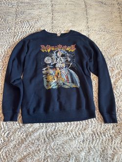 Jerzees Navy Star Wars Graphic Crewneck Sweatshirt