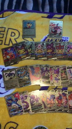 Gold Pokemon Cards 