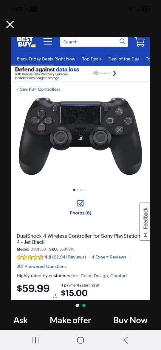Playstation 4 Dualshock Wireless Remotes (BRAND NEW)