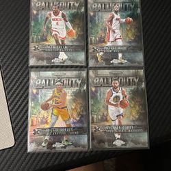 Topps Chrome Ball Of Duty Lot Of 4