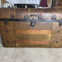 Wooden Decorative Chest  