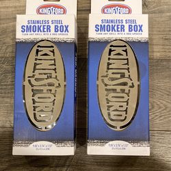 Stainless steel smoker box