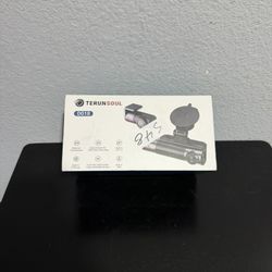 4K+4K+1080P 3 Channel Dash Cam Front and Rear with Cabin, Free 128GB Card Included, 5.8GHz WIFI6 - up to 20MB/s, IR Night Vision, Built-in GPS, G-Sens