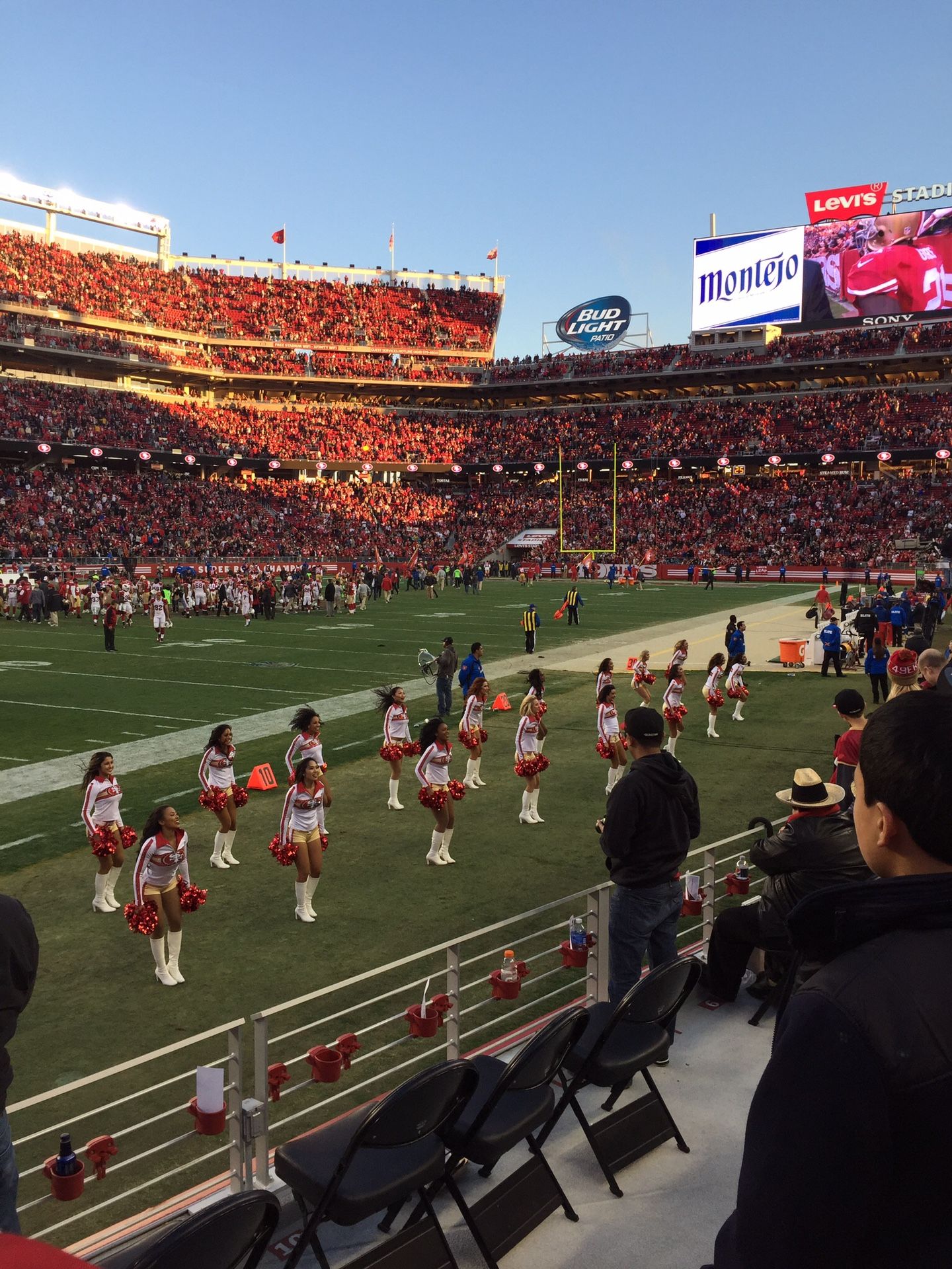 2 49ers vs Rams lower level sec 143 row 5