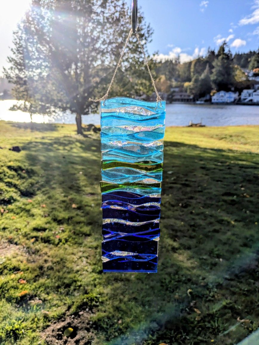 Fused Glass Suncatcher