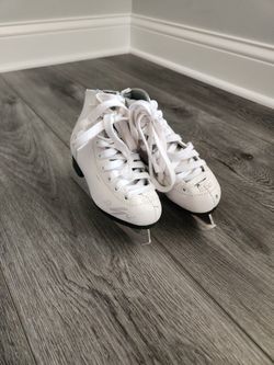 Skates, Kids, Size 9, Beginners, White