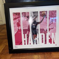 James Harden Framed Photo