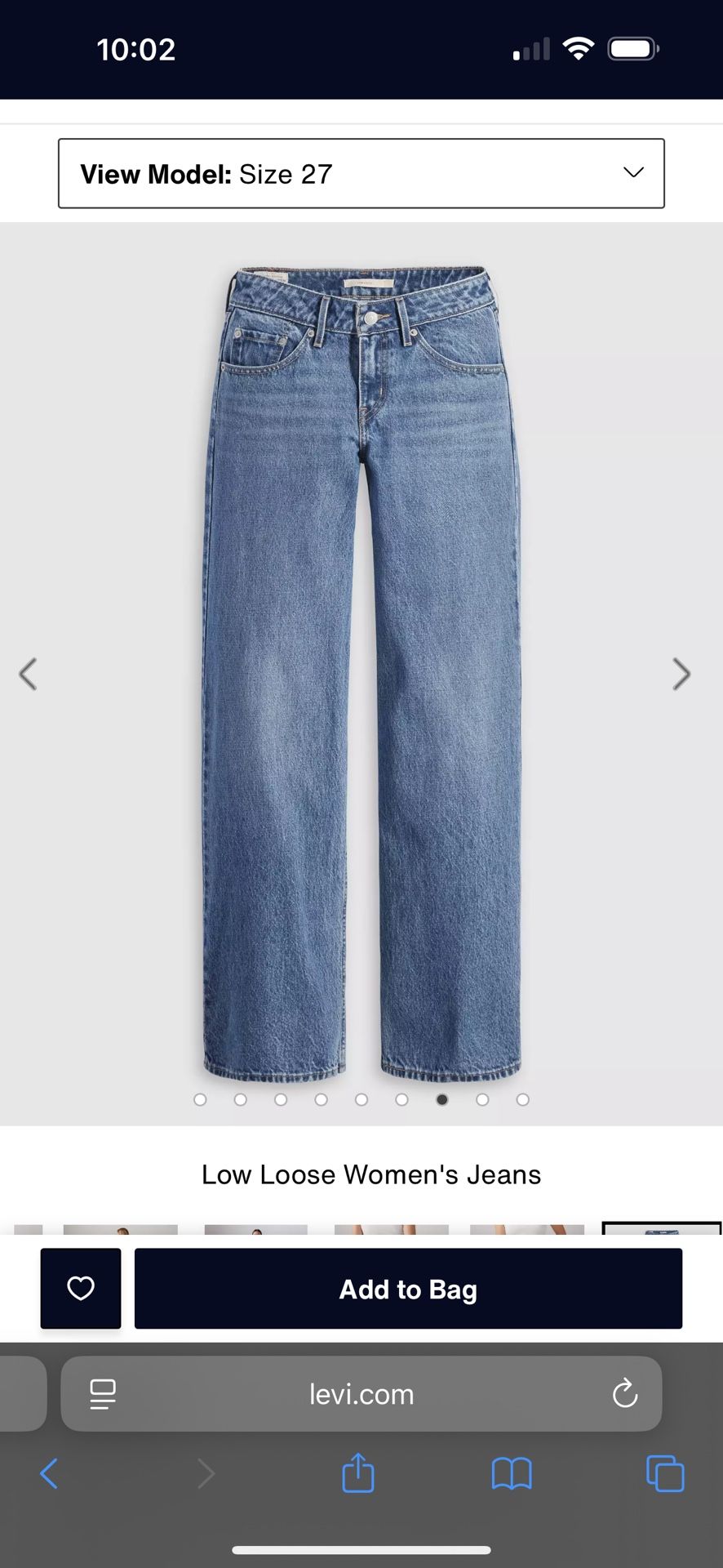 Levis Low Loose Jeans