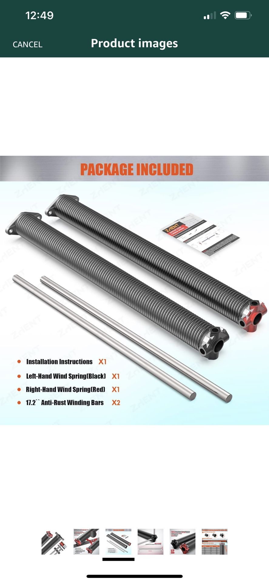 Garage Door Torsion Springs