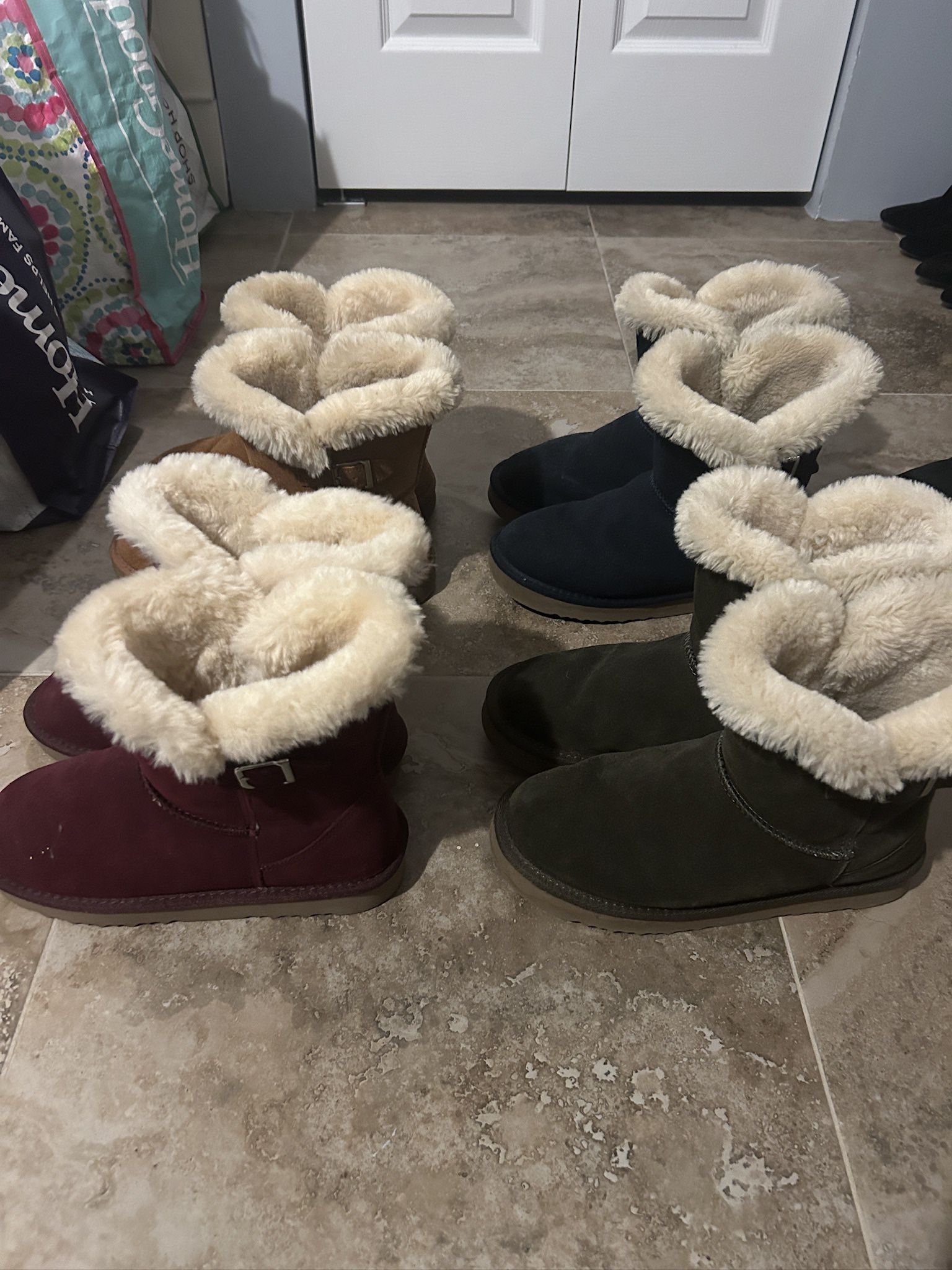 Macy’s INC Shearling Boots (Size 8)
