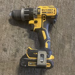 Dewalt 20V MAX XR with Tool Connect Cordless Brushless 1/2 in. Hammer Drill/Driver