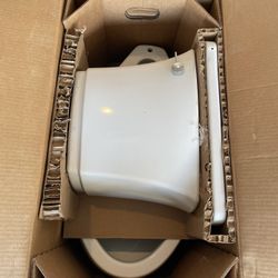 KOHLER Highline Arc 12 In. Rough In 2-Piece 1.28 GFP Single Flush Elongated Chair Height Toilet In White With Soft Close Seat